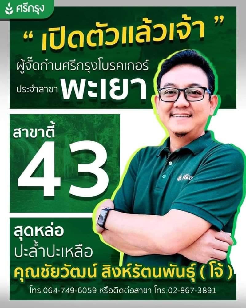 บริษัท ศรีกรุงโบรคเกอร์ จำกัด (สาขาพะเยา)